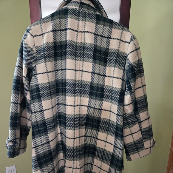 Banana Republic Plaid Coat NWT - Picture 3 of 6